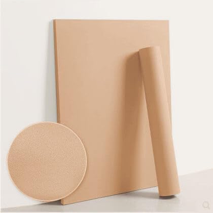 Dimoon 393''x17.7'' Orange Peel and Stick Wallpaper Contact Paper Modern Self Adhesive Wall Paper Removable Renter Friendly Textured Solid Color Shelf Cabinet Vinyl Roll (393''x17.7'',Coral Orange)-VerdiqueGarden