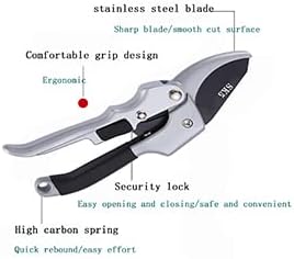 Garden clippers, premium Germany pruners, Work 3 times easier, professional pruning shears, cutting rose, flower, hedge, stem, tree, Sharp gardening scissors, Arthritis weak hand snips (Japanese-1, 1)-VerdiqueGarden
