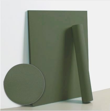 Dimoon 236''x15.7'' Green Skin Peel and Stick Wallpaper Contact Paper Modern Self Adhesive Wall Paper Removable Renter Friendly Textured Solid Color Vinyl Roll (236''x15.7'',Dark Green Skin)-VerdiqueGarden