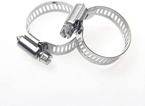 1" 30M-98FT Lay-Flat Hose Water Pool Cleaning Belt Discharge Pump Hose With Aluminum Clamps Fittings Fire Hose Length Connection Pump Hose for House,Garden,Irrigation, Water pumping hose Firehose-VerdiqueGarden