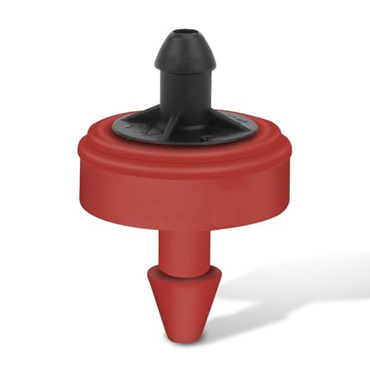 0.5 GPH Pressure Compensating Junior (PCJ) with Barb Outlet Dripper Emitters (100)-VerdiqueGarden