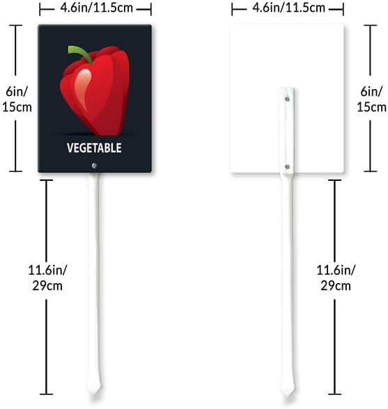 Eveokoki Aluminum Seed & Plant Labels - Plant Markes for Seedlings-Plant Tags for Pots - Garden Signs for Vegetable - Durable Markers for Plants Outdoor Waterproof - Garden Decor for Farmhouse-VerdiqueGarden