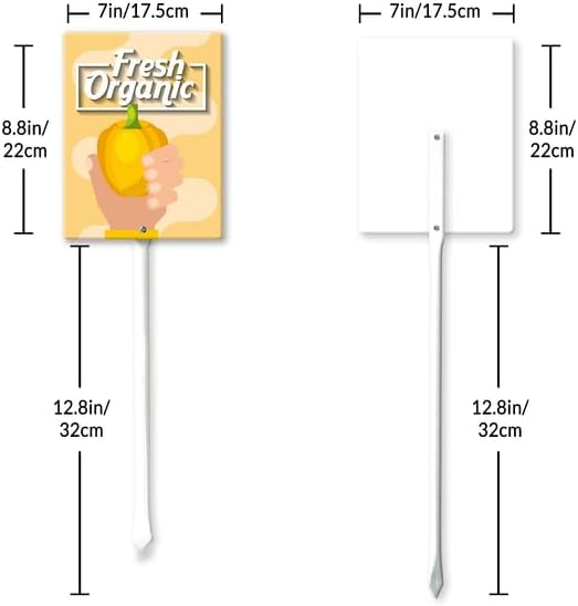 Eveokoki Aluminum Seed & Plant Labels - Plant Markes for Seedlings-Plant Tags for Pots - Garden Signs for Vegetable - Durable Markers for Plants Outdoor Waterproof - Garden Decor for Farmhouse-VerdiqueGarden