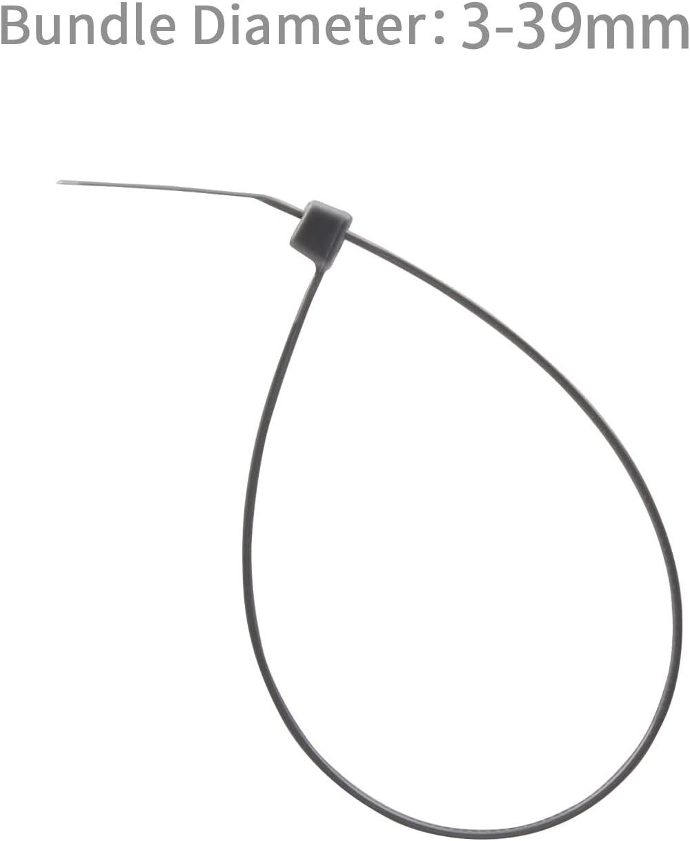 XINGO 100PCS Heavy Duty Cable Zip Ties, 6 inch, Silver, Nylon, 50 Pound Tensile Strength, Self-Locking, Indoor/Outdoor-VerdiqueGarden