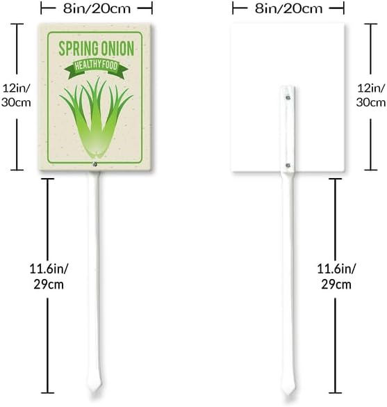 Eveokoki Aluminum Seed & Plant Labels - Plant Markes for Seedlings-Plant Tags for Pots - Garden Signs for Vegetable - Durable Markers for Plants Outdoor Waterproof - Garden Decor for Farmhouse-VerdiqueGarden