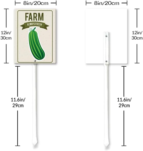 Eveokoki Aluminum Seed & Plant Labels - Plant Markes for Seedlings-Plant Tags for Pots - Garden Signs for Vegetable - Durable Markers for Plants Outdoor Waterproof - Garden Decor for Farmhouse-VerdiqueGarden