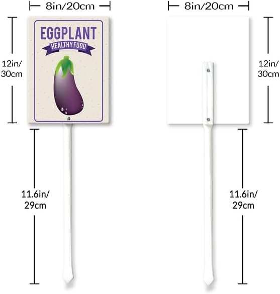 Eveokoki Aluminum Seed & Plant Labels - Plant Markes for Seedlings-Plant Tags for Pots - Garden Signs for Vegetable - Durable Markers for Plants Outdoor Waterproof - Garden Decor for Farmhouse-VerdiqueGarden