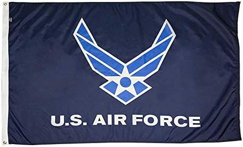 FlagSource Air Force Wings Nylon Military Flag, Made in USA, 3x5'-VerdiqueGarden