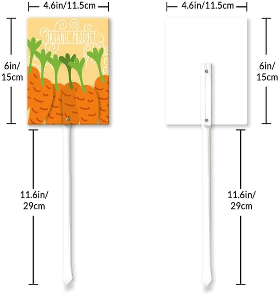 Eveokoki Aluminum Seed & Plant Labels - Plant Markes for Seedlings-Plant Tags for Pots - Garden Signs for Vegetable - Durable Markers for Plants Outdoor Waterproof - Garden Decor for Farmhouse-VerdiqueGarden