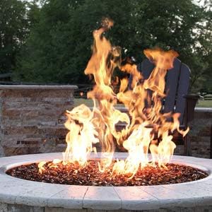 Stanbroil 12" High Flame Round Jet Burner Ring for Natural or Propane Gas Fire Pit, 304 Series Stainless Steel, Double Ring-VerdiqueGarden