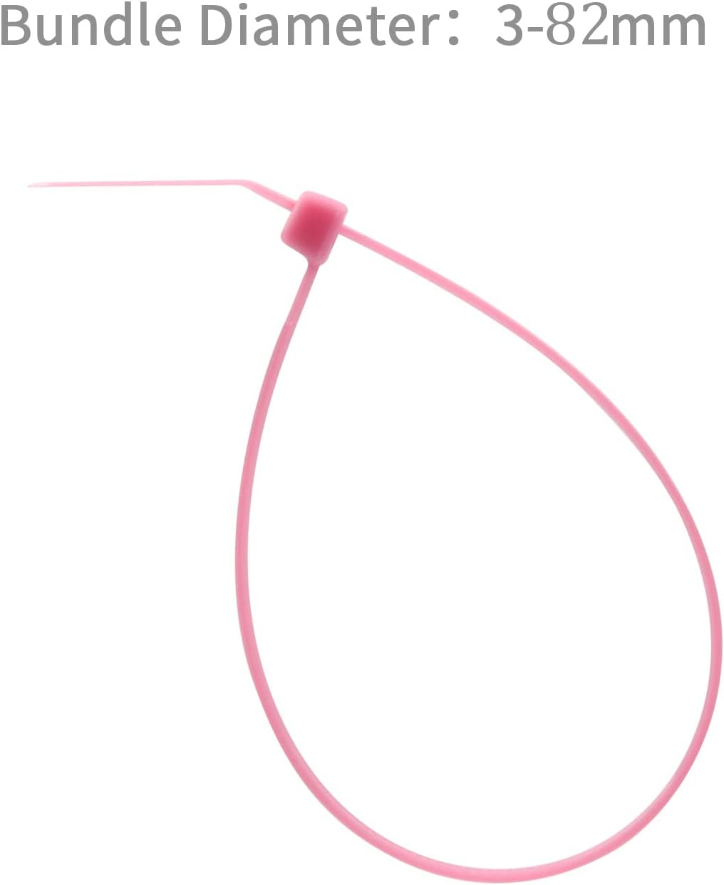 XINGO 1000 PCS Pink Zip Ties 12 Inch, 60 LBS Tensile Strength, Self-Locking Nylon Plastic Nylon PA66 Wire Ties for Indoor and Outdoor Use-VerdiqueGarden