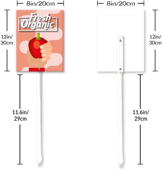 Eveokoki Aluminum Seed & Plant Labels - Plant Markes for Seedlings-Plant Tags for Pots - Garden Signs for Vegetable - Durable Markers for Plants Outdoor Waterproof - Garden Decor for Farmhouse-VerdiqueGarden