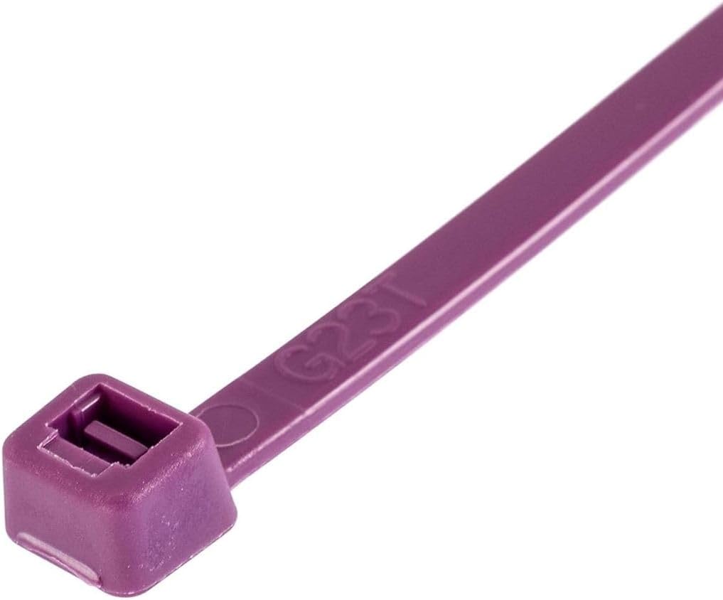GTSE 14 Inch Purple Zip Ties, 100 Pack, 50lb Strength, UV Resistant Long Nylon Cable Ties, Self-Locking 14" Tie Wraps-VerdiqueGarden