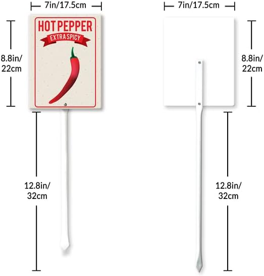 Eveokoki Aluminum Seed & Plant Labels - Plant Markes for Seedlings-Plant Tags for Pots - Garden Signs for Vegetable - Durable Markers for Plants Outdoor Waterproof - Garden Decor for Farmhouse-VerdiqueGarden