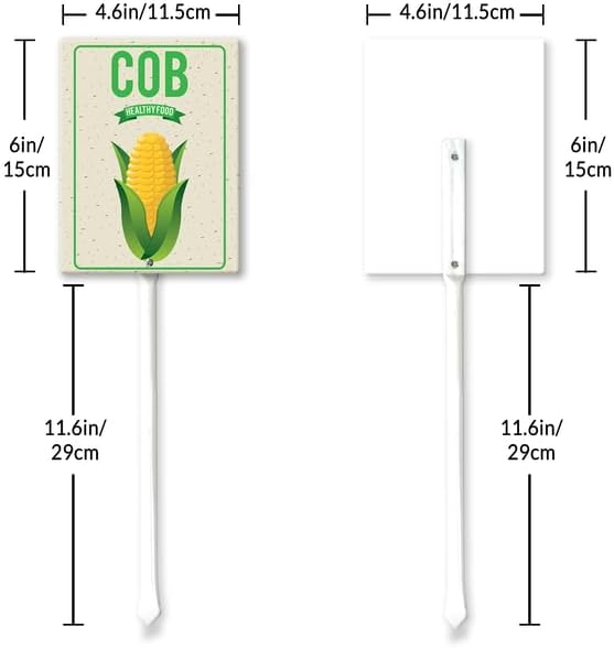 Eveokoki Aluminum Seed & Plant Labels - Plant Markes for Seedlings-Plant Tags for Pots - Garden Signs for Vegetable - Durable Markers for Plants Outdoor Waterproof - Garden Decor for Farmhouse-VerdiqueGarden