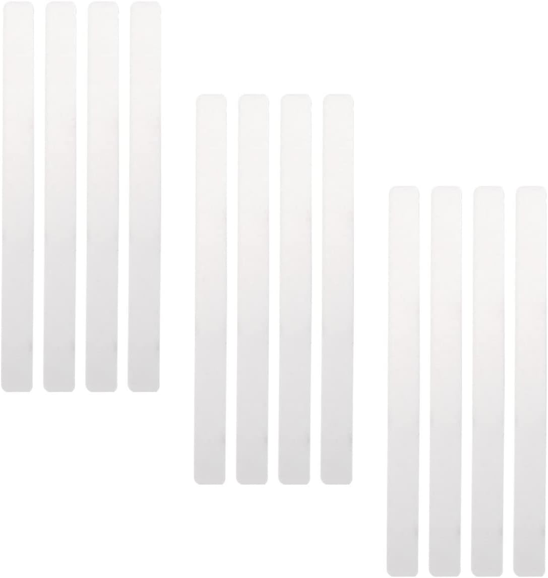 48 pcs Pot Clear Blank Ground Identifier Tag for Acrylic Outdoor Label Markers Garden Labels Identification Label: DIY Plant Gardening Weatherproof Vegetables Stakes-VerdiqueGarden