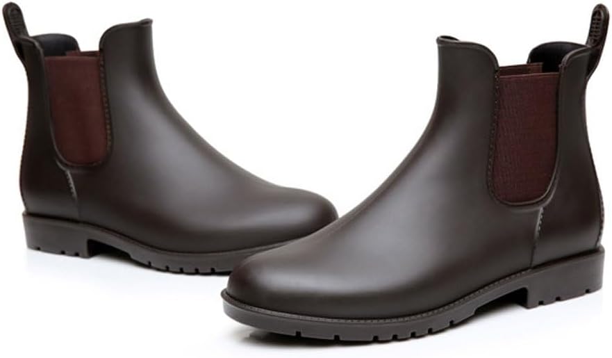 Asgard Women's Ankle Rain Boots Waterproof Chelsea Boots-VerdiqueGarden
