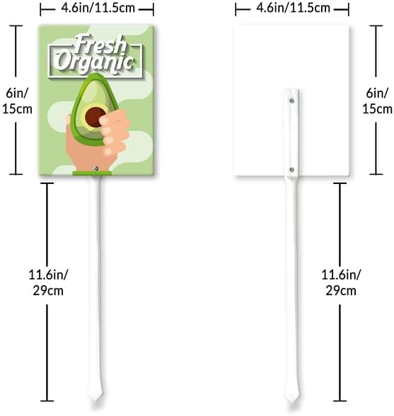 Eveokoki Aluminum Seed & Plant Labels - Plant Markes for Seedlings-Plant Tags for Pots - Garden Signs for Vegetable - Durable Markers for Plants Outdoor Waterproof - Garden Decor for Farmhouse-VerdiqueGarden