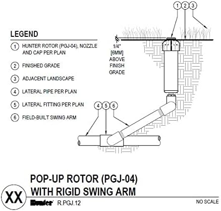 Hunter PGJ-04 ½ Rotor-VerdiqueGarden