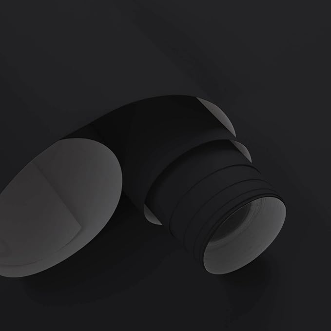 Dimoon 78.7''x23.6'' Black Skin Peel and Stick Wallpaper Contact Paper Modern Self Adhesive Wall Paper Removable Renter Friendly Textured Solid Color Cabinet Vinyl Roll (78.7''x23.6'',Black Skin)-VerdiqueGarden