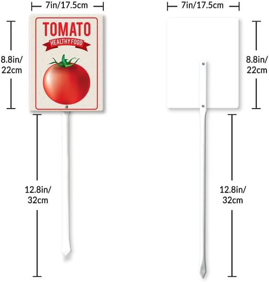 Eveokoki Aluminum Seed & Plant Labels - Plant Markes for Seedlings-Plant Tags for Pots - Garden Signs for Vegetable - Durable Markers for Plants Outdoor Waterproof - Garden Decor for Farmhouse-VerdiqueGarden
