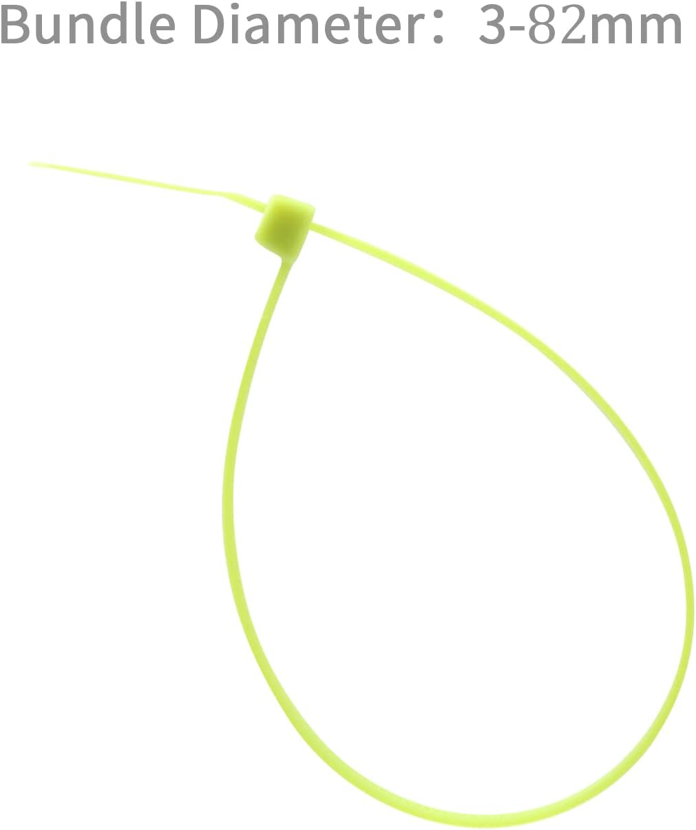 XINGO 100PCS Cable Zip Ties Heavy Duty, Premium Nylon Plastic Wire Ties with 50 Pounds Tensile Strength, Self-Locking Black Nylon Zip Ties for Indoor and Outdoor (12 inch, Apple Green)-VerdiqueGarden