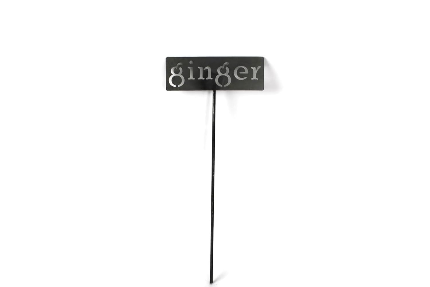 Classic Metal Garden Markers 19 Inches Tall (ginger, Raw, Unfinished Steel (will rust with time))-VerdiqueGarden