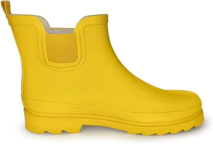 NORTY - Womens Ankle Rain Boots - Ladies Waterproof Winter Spring Garden Boot runs ½ size large-VerdiqueGarden