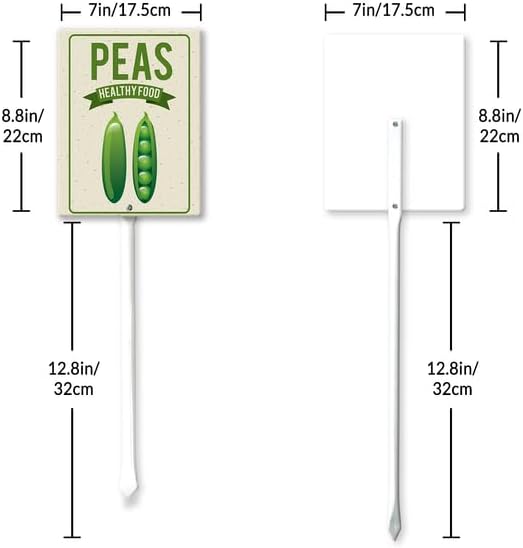 Eveokoki Aluminum Seed & Plant Labels - Plant Markes for Seedlings-Plant Tags for Pots - Garden Signs for Vegetable - Durable Markers for Plants Outdoor Waterproof - Garden Decor for Farmhouse-VerdiqueGarden