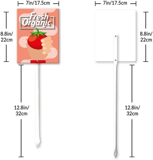 Eveokoki Aluminum Seed & Plant Labels - Plant Markes for Seedlings-Plant Tags for Pots - Garden Signs for Vegetable - Durable Markers for Plants Outdoor Waterproof - Garden Decor for Farmhouse-VerdiqueGarden