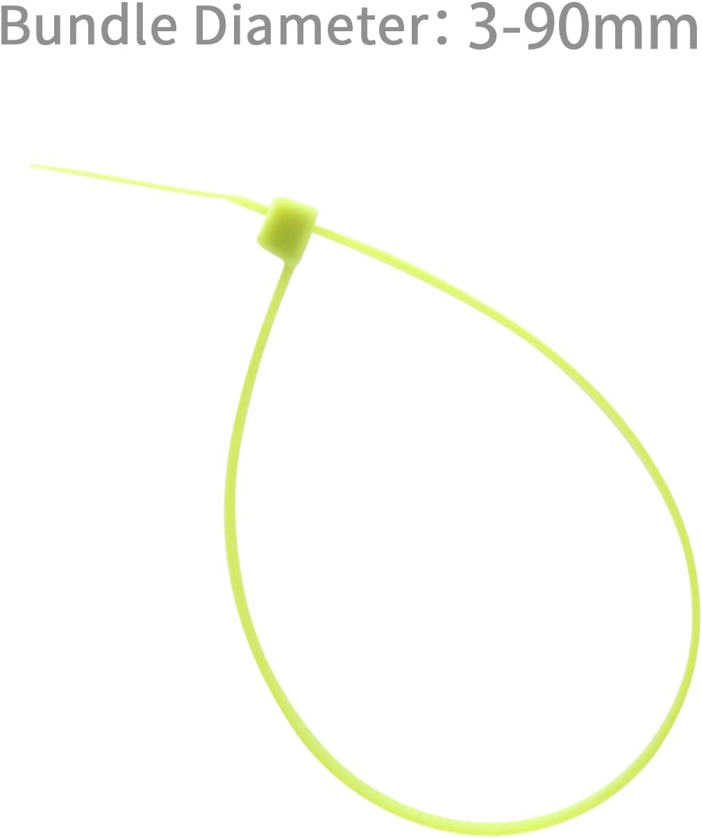 XINGO 100PCS Cable Zip Ties Heavy Duty, Premium Nylon Plastic Wire Ties with 50 Pounds Tensile Strength, Self-Locking Black Nylon Zip Ties for Indoor and Outdoor (14 inch, Apple Green)-VerdiqueGarden