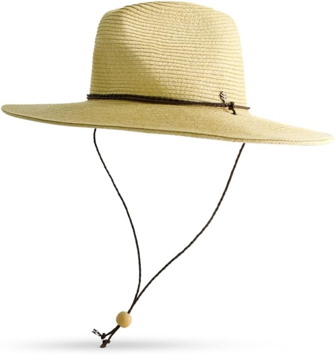 Coolibar UPF 50+ Men's Beach Comber Sun Hat - Sun Protective-VerdiqueGarden