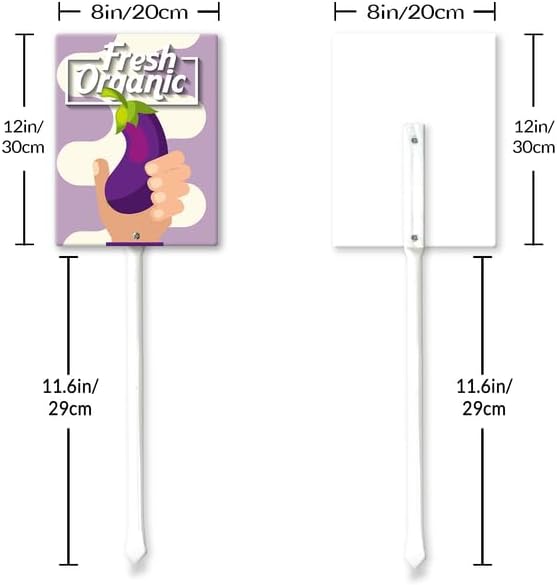 Eveokoki Aluminum Seed & Plant Labels - Plant Markes for Seedlings-Plant Tags for Pots - Garden Signs for Vegetable - Durable Markers for Plants Outdoor Waterproof - Garden Decor for Farmhouse-VerdiqueGarden