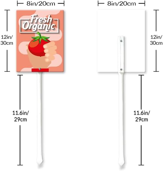 Eveokoki Aluminum Seed & Plant Labels - Plant Markes for Seedlings-Plant Tags for Pots - Garden Signs for Vegetable - Durable Markers for Plants Outdoor Waterproof - Garden Decor for Farmhouse-VerdiqueGarden