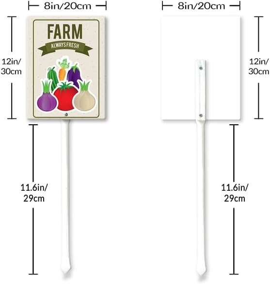 Eveokoki Aluminum Seed & Plant Labels - Plant Markes for Seedlings-Plant Tags for Pots - Garden Signs for Vegetable - Durable Markers for Plants Outdoor Waterproof - Garden Decor for Farmhouse-VerdiqueGarden