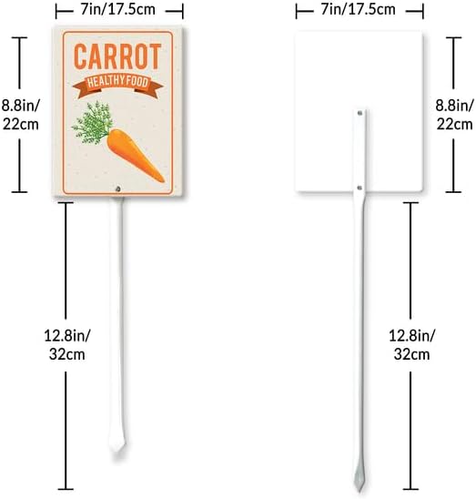 Eveokoki Aluminum Seed & Plant Labels - Plant Markes for Seedlings-Plant Tags for Pots - Garden Signs for Vegetable - Durable Markers for Plants Outdoor Waterproof - Garden Decor for Farmhouse-VerdiqueGarden