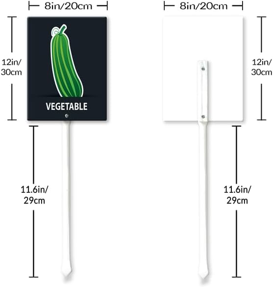 Eveokoki Aluminum Seed & Plant Labels - Plant Markes for Seedlings-Plant Tags for Pots - Garden Signs for Vegetable - Durable Markers for Plants Outdoor Waterproof - Garden Decor for Farmhouse-VerdiqueGarden