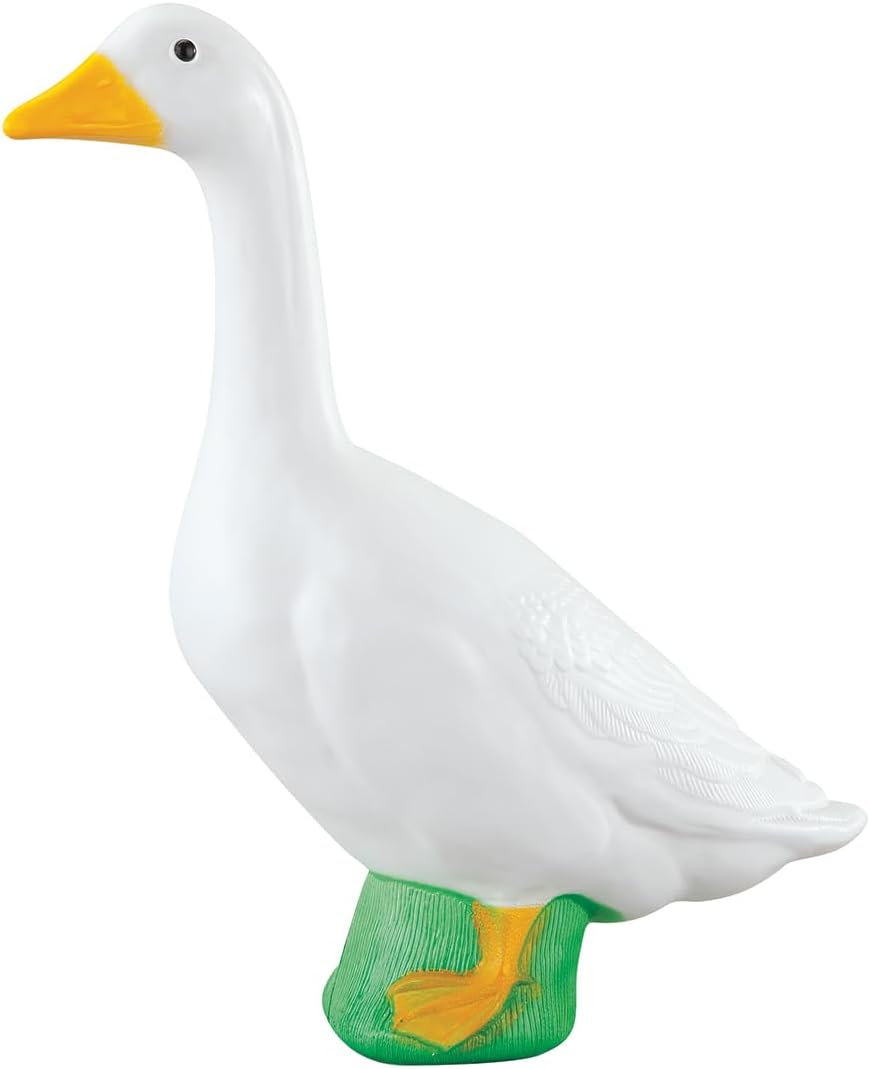 Fox Valley Traders Gaggleville Porch Goose Large White Goose Statue – Charming 23" Outdoor Decorative Figurine for Garden, Patio, or Entryway Accent-VerdiqueGarden
