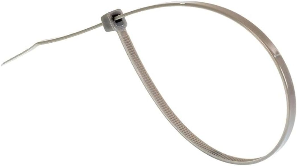GTSE 4 Inch Silver/Gray Zip Ties, 100 Pack, 18lb Strength, UV Resistant Nylon Small Cable Ties, Self-Locking 4" Tie Wraps-VerdiqueGarden
