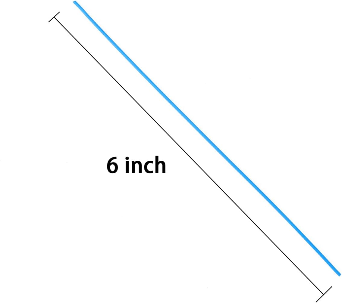 200 Pcs 6 inch Garden Twist Tie, Round Plastic Twist Ties for Plants, Vines and Wrapping Cords or Christmas Tree Gardening Plants Growth and Care, Office Home Cable Organization (Blue)-VerdiqueGarden