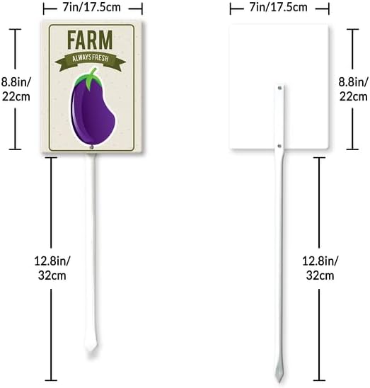 Eveokoki Aluminum Seed & Plant Labels - Plant Markes for Seedlings-Plant Tags for Pots - Garden Signs for Vegetable - Durable Markers for Plants Outdoor Waterproof - Garden Decor for Farmhouse-VerdiqueGarden