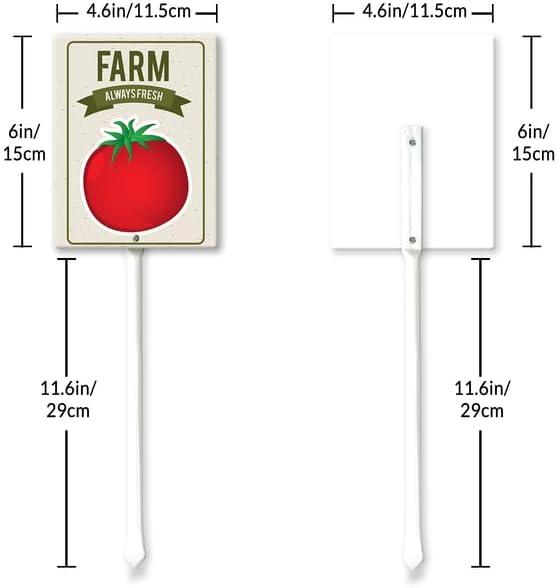 Eveokoki Aluminum Seed & Plant Labels - Plant Markes for Seedlings-Plant Tags for Pots - Garden Signs for Vegetable - Durable Markers for Plants Outdoor Waterproof - Garden Decor for Farmhouse-VerdiqueGarden