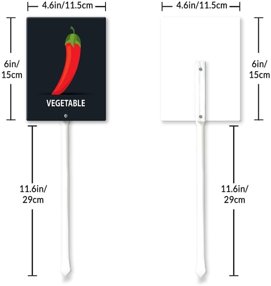 Eveokoki Aluminum Seed & Plant Labels - Plant Markes for Seedlings-Plant Tags for Pots - Garden Signs for Vegetable - Durable Markers for Plants Outdoor Waterproof - Garden Decor for Farmhouse-VerdiqueGarden