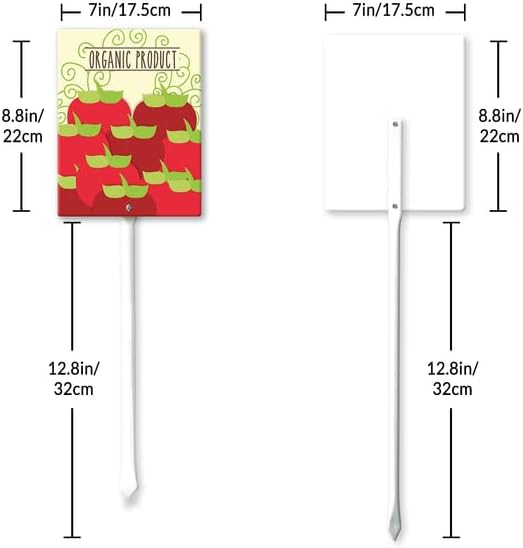 Eveokoki Aluminum Seed & Plant Labels - Plant Markes for Seedlings-Plant Tags for Pots - Garden Signs for Vegetable - Durable Markers for Plants Outdoor Waterproof - Garden Decor for Farmhouse-VerdiqueGarden