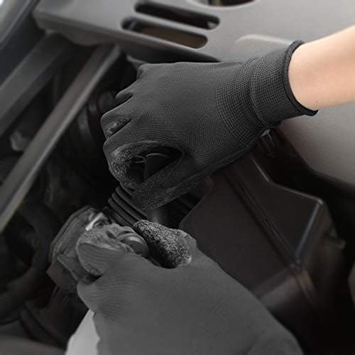 Evridwear Crinkle Latex Rubber Hand Coated Safety Work Gloves for Men Women General Multi Use Construction Warehouse Gardening Assembly Landscaping (XL-Size) 120 Pairs Pack-VerdiqueGarden