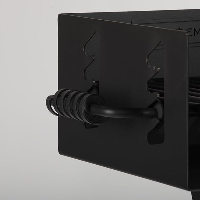 Titan Great Outdoors Park-Style Grill V2, 256 Sq. In Charcoal Grill with Base Anchor, Single Post Outdoor Cooking Backyard BBQ, Camp Grilling Barbecues-VerdiqueGarden