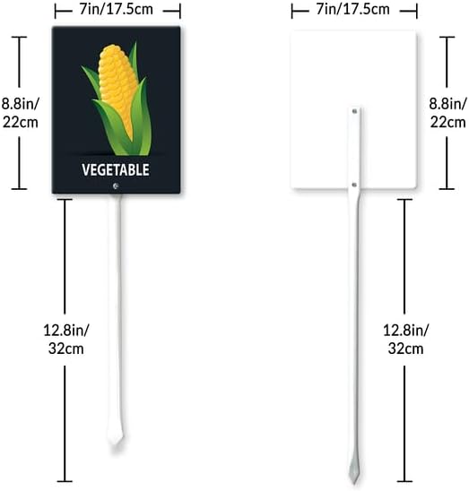 Eveokoki Aluminum Seed & Plant Labels - Plant Markes for Seedlings-Plant Tags for Pots - Garden Signs for Vegetable - Durable Markers for Plants Outdoor Waterproof - Garden Decor for Farmhouse-VerdiqueGarden