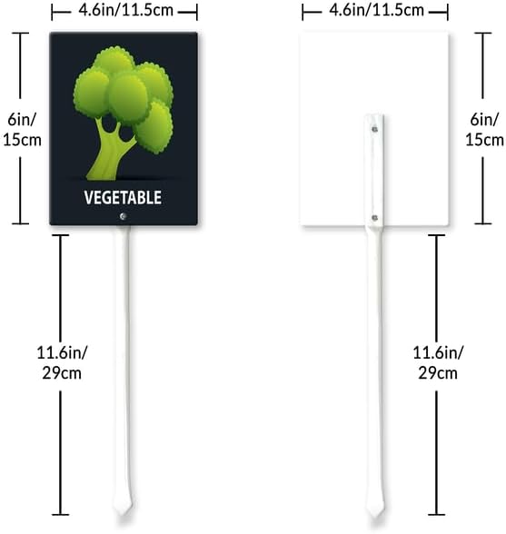 Eveokoki Aluminum Seed & Plant Labels - Plant Markes for Seedlings-Plant Tags for Pots - Garden Signs for Vegetable - Durable Markers for Plants Outdoor Waterproof - Garden Decor for Farmhouse-VerdiqueGarden
