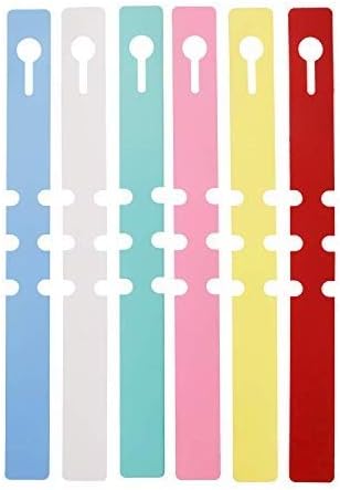 YaeCCC 600 Pcs Plant Labels, PVC Plant Tags for Garden Adjustable Waterproof Plant Tags 6 Colors-VerdiqueGarden