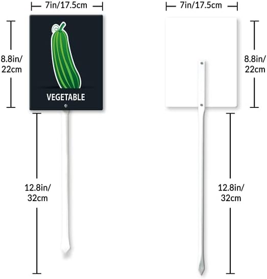 Eveokoki Aluminum Seed & Plant Labels - Plant Markes for Seedlings-Plant Tags for Pots - Garden Signs for Vegetable - Durable Markers for Plants Outdoor Waterproof - Garden Decor for Farmhouse-VerdiqueGarden